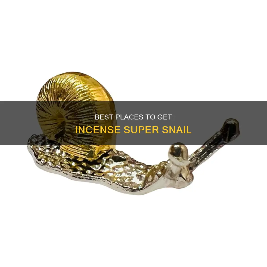 where to get incense super snail