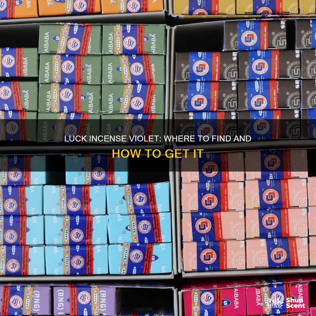 where to get luck incense violet