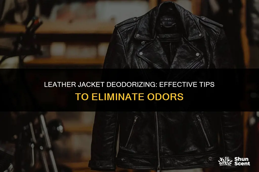 where to get odor out of a leather jacket