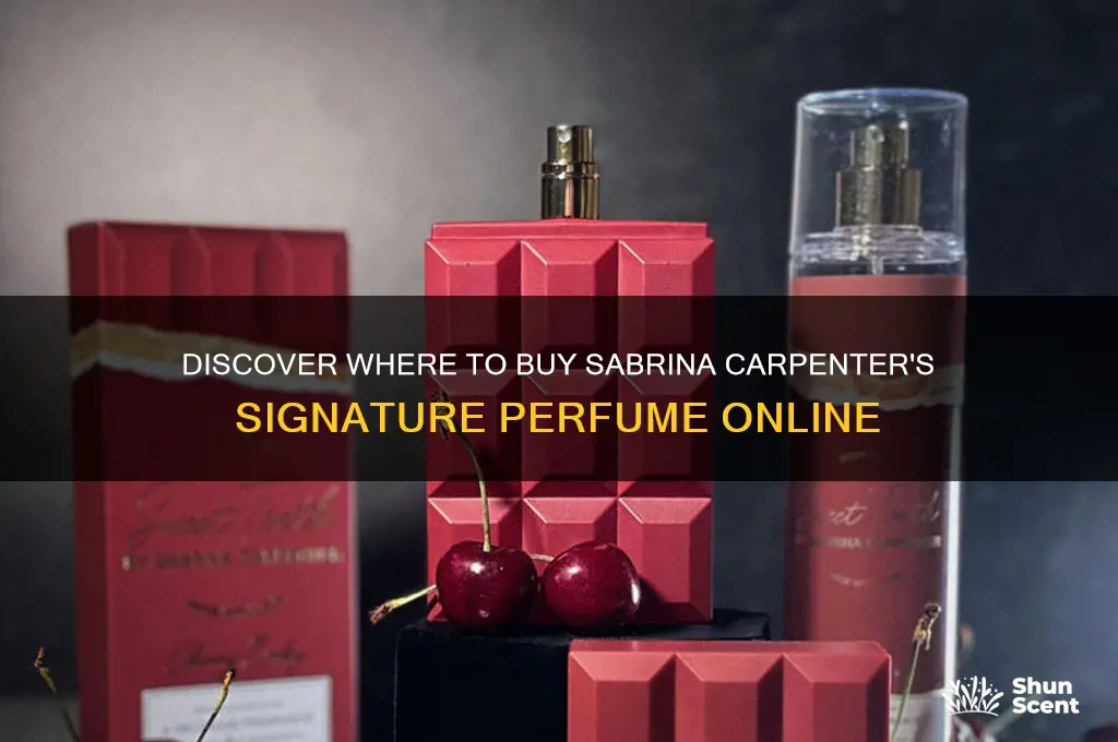 where to get sabrina carpenter perfume