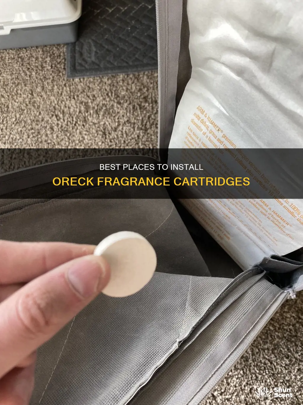 where to installation oreck fragrance cartridges