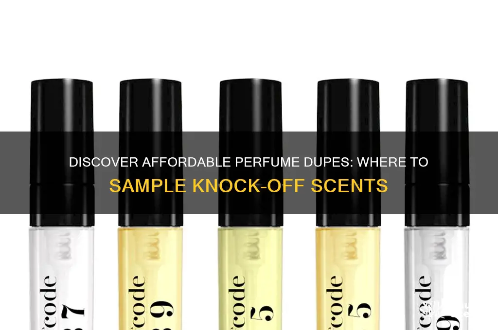 where to perfumes sample knock off