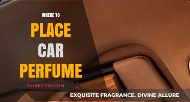 Optimal Spots for Car Perfume Placement: Enhance Your Driving Experience