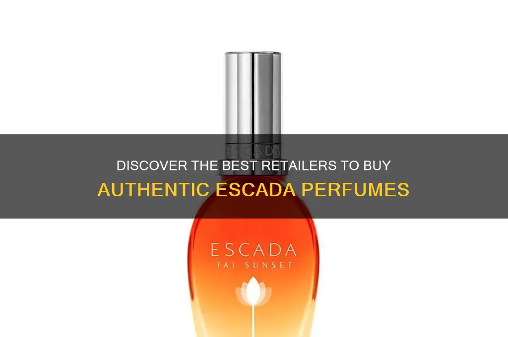 where to purchase escada perfume