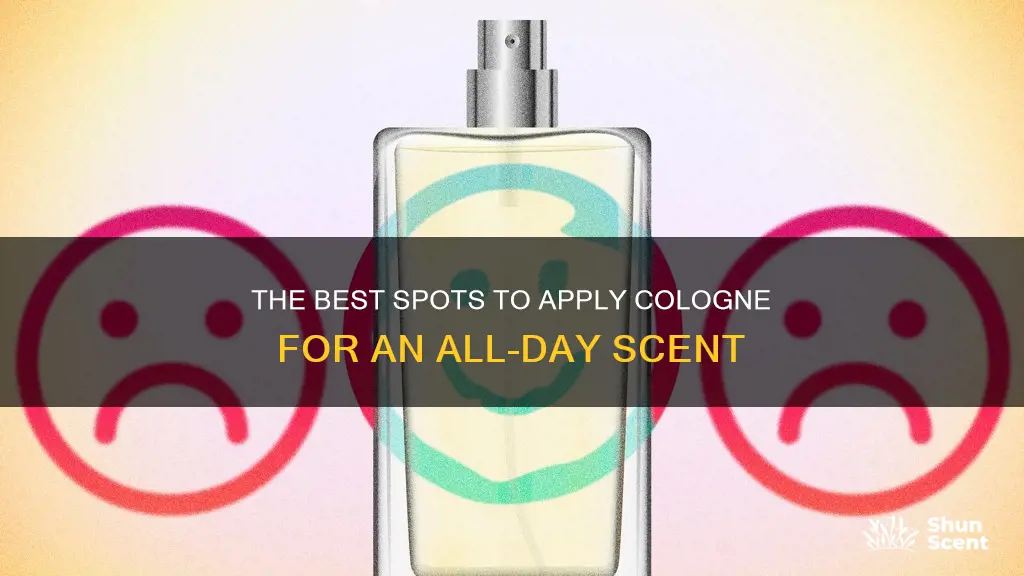 where to put cologne to last all day