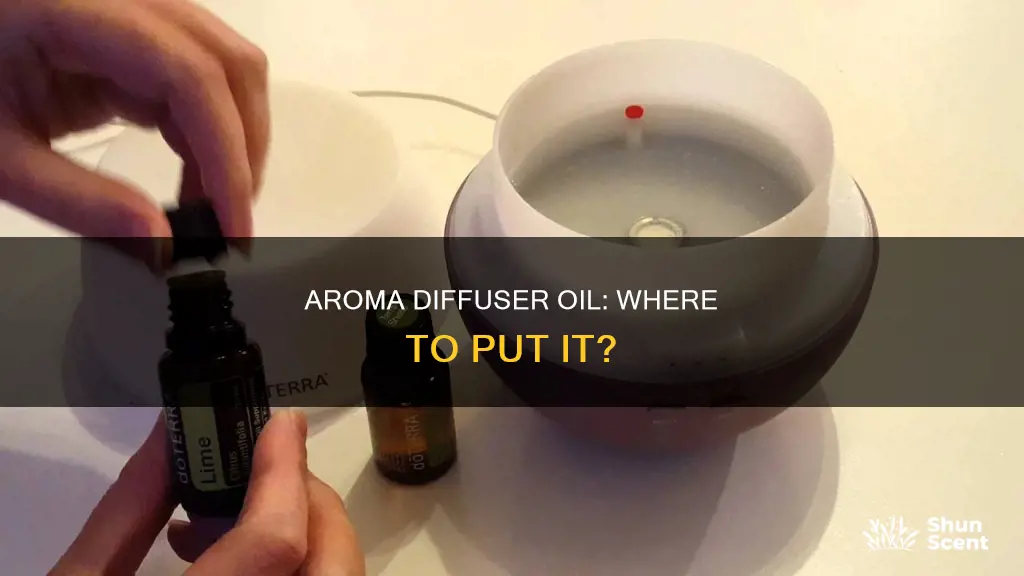 where to put oil in aroma diffuser