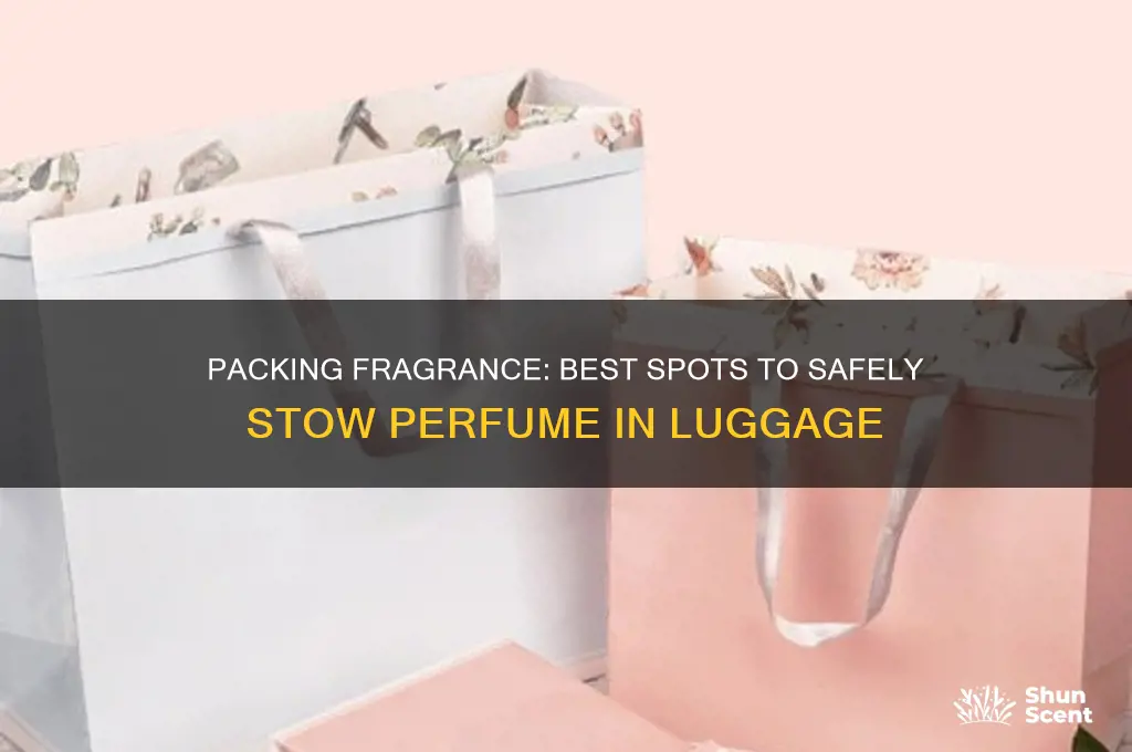 where to put perfume in luggage
