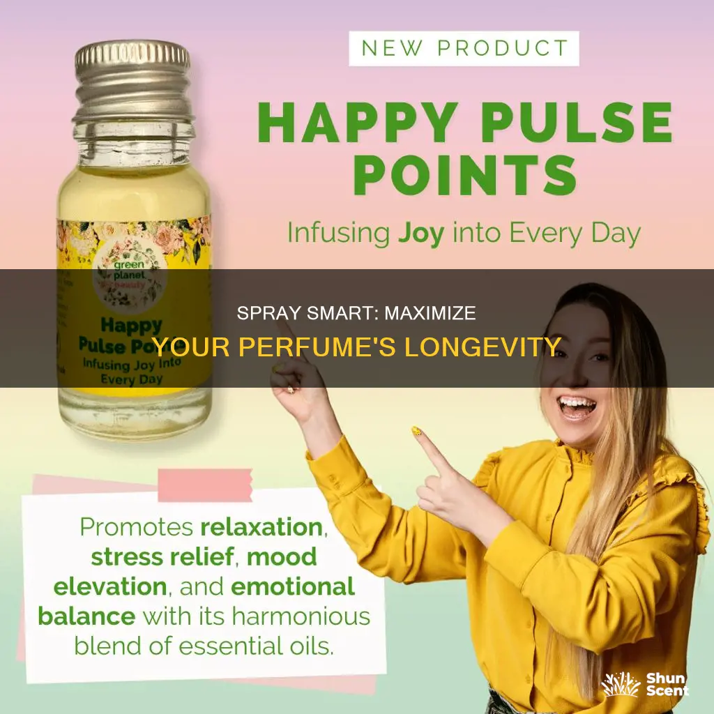 where to put perfume to make it last