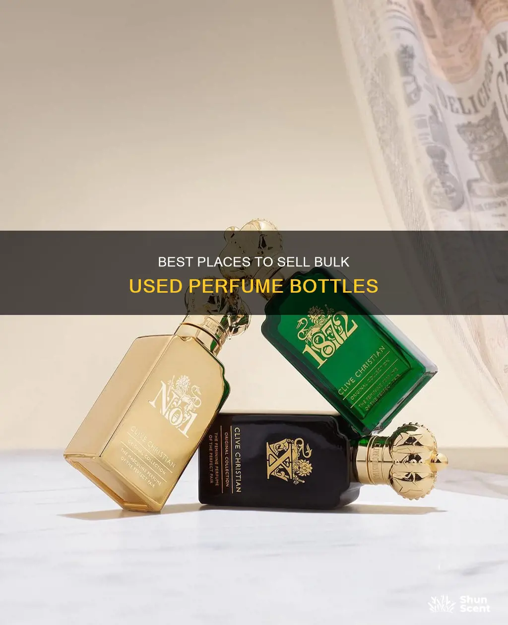 where to sell batch bottles of used perfume