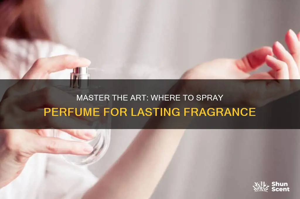 where to soray perfume
