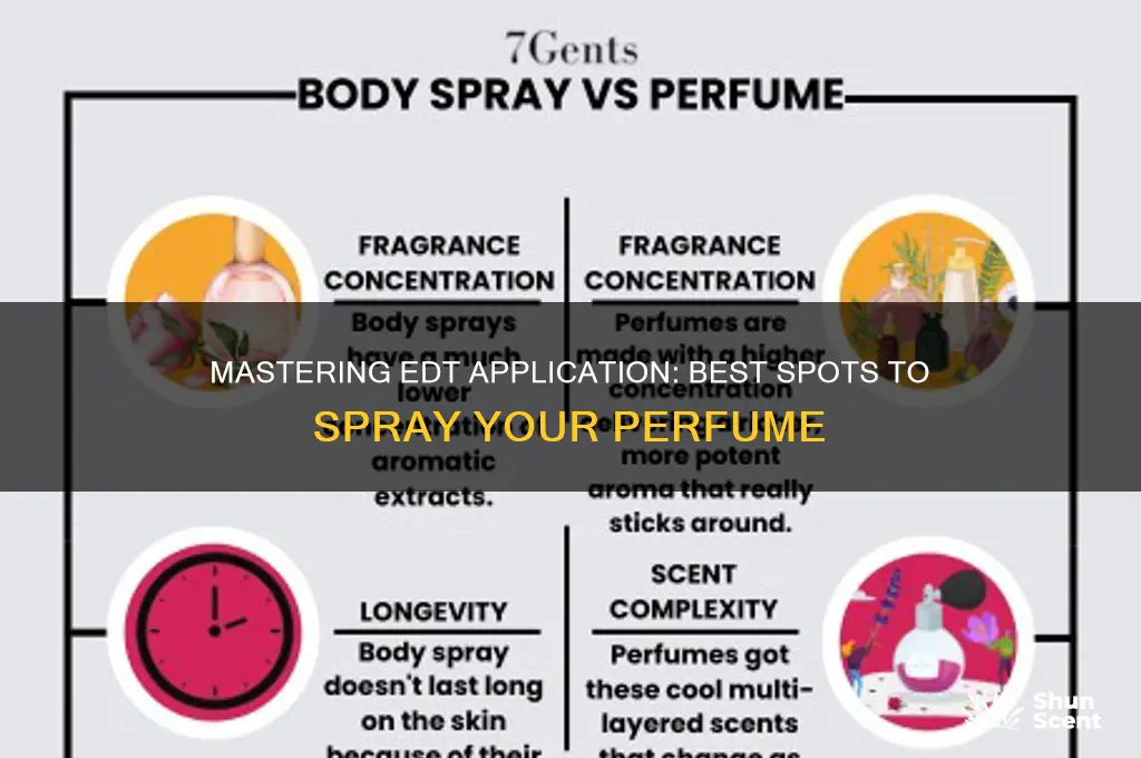 where to spray edt perfume