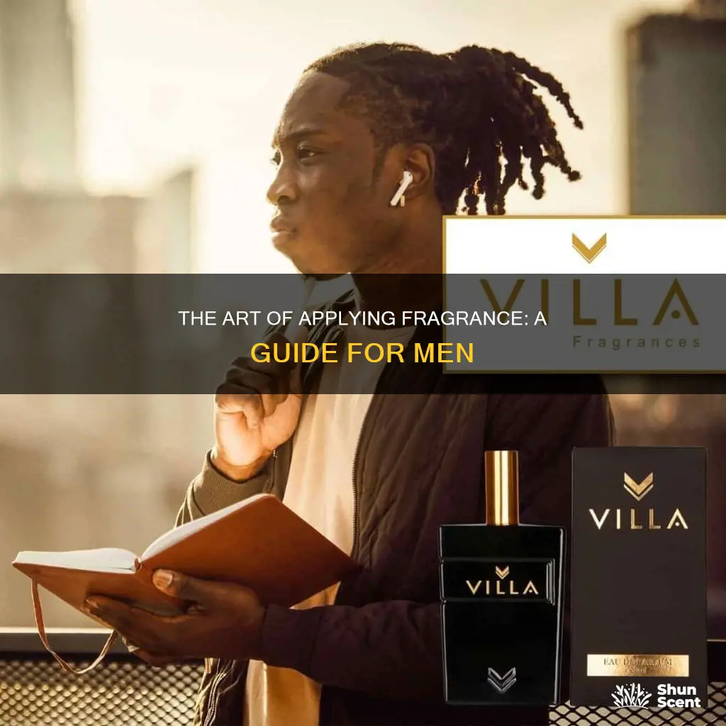 where to spray fragrance men