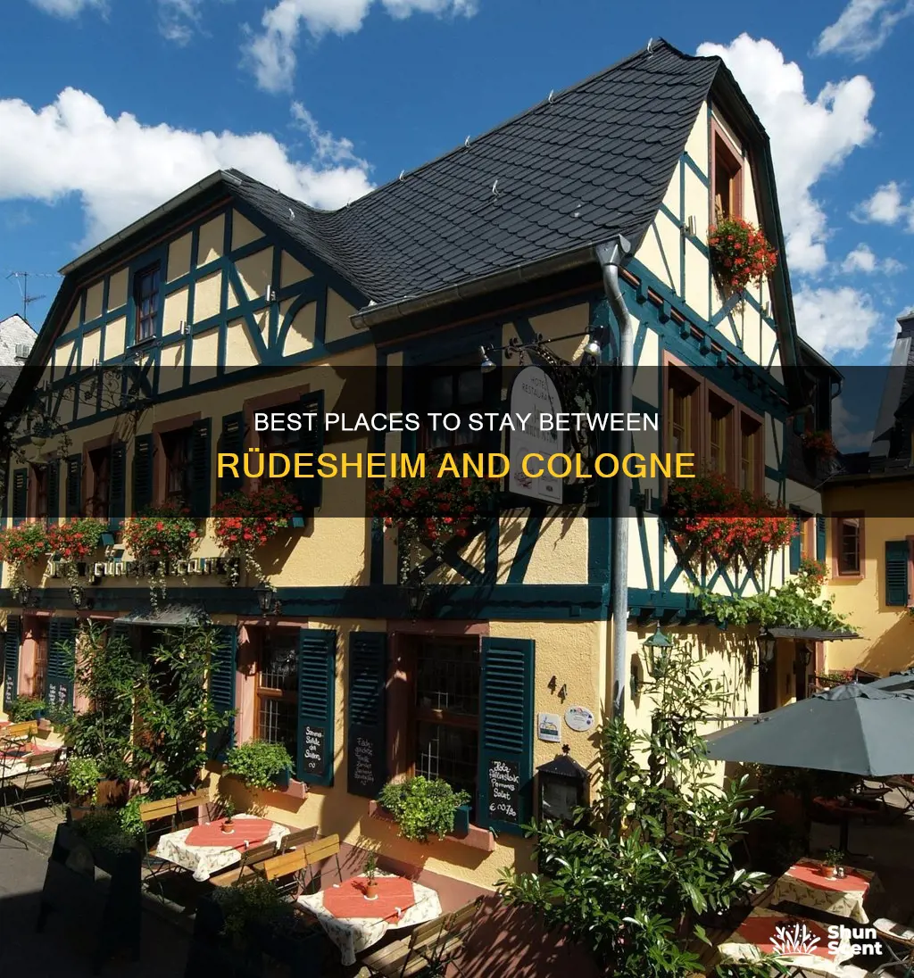 where to stay between rudesheim and cologne