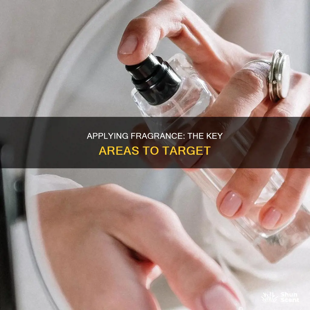 where to use fragrance