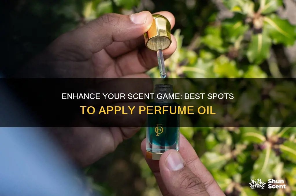 where to use perfume oil