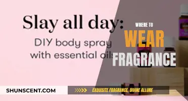 Spritzing Scents: Fragrance Application Zones