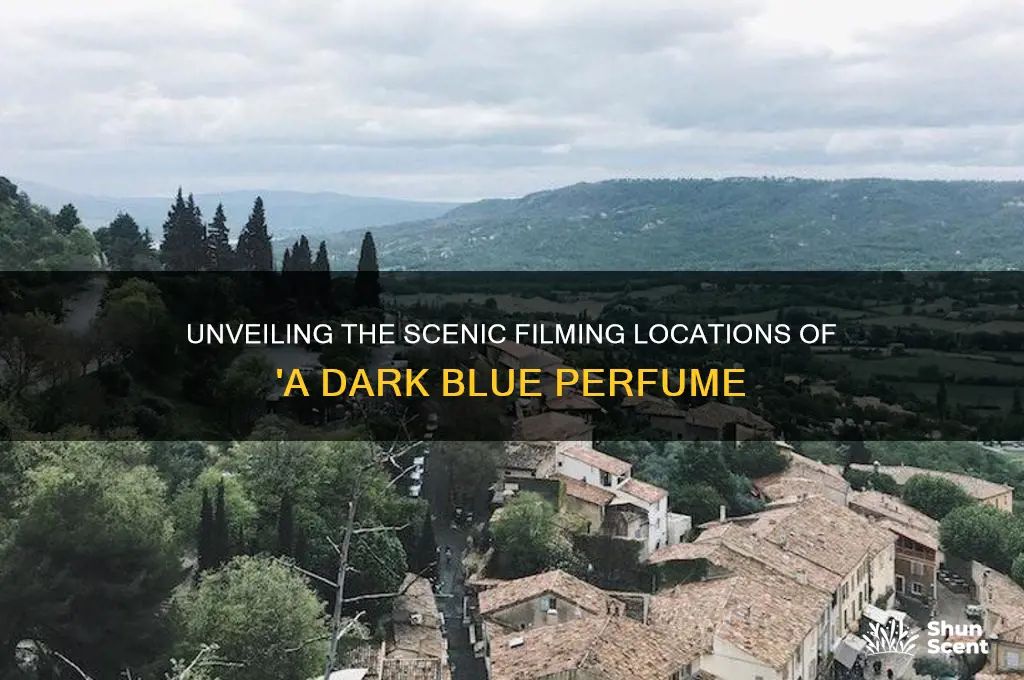 where was a dark blue perfume filmed