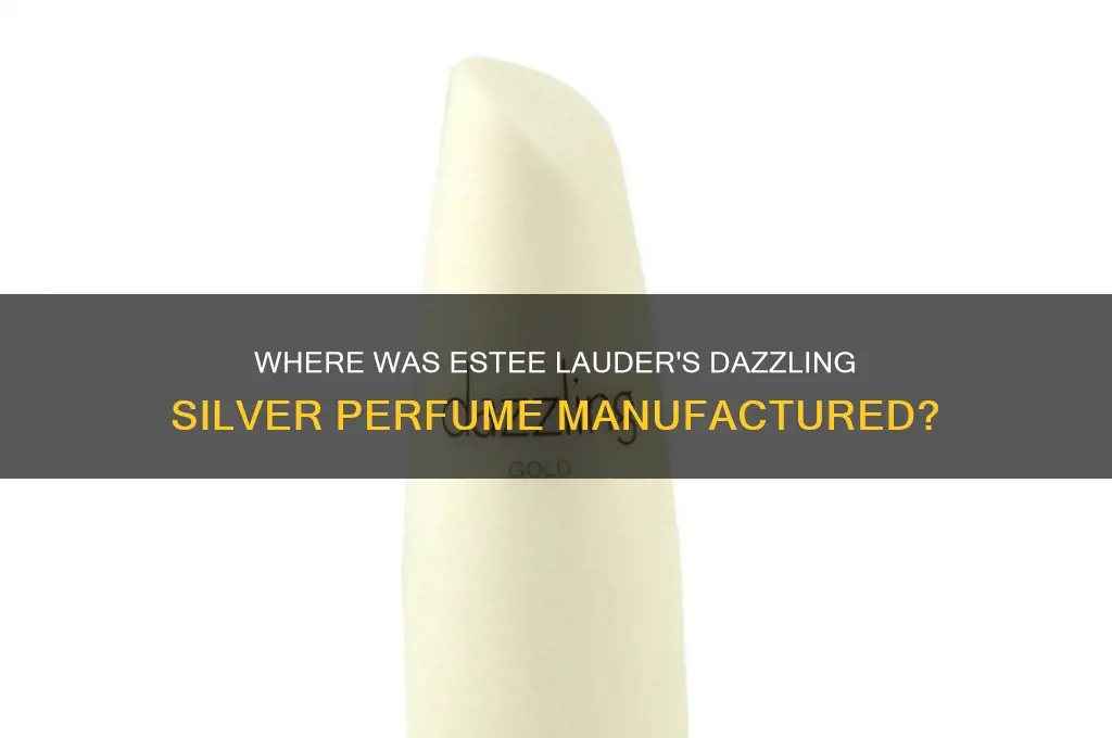 where was dazzling silver perfume from estee made