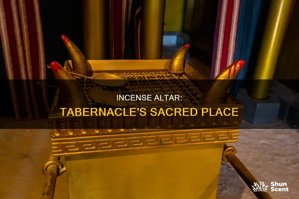 where was the altar of incense in the tabernacle