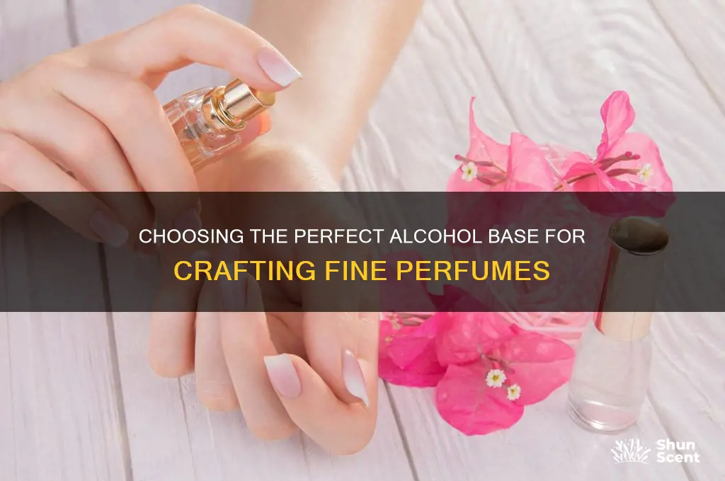 which alcohol is best for perfume making