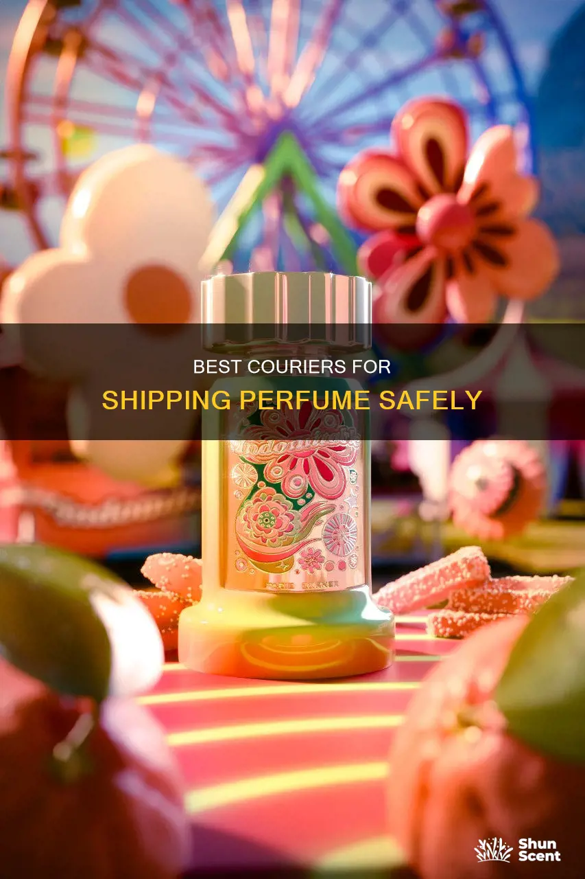 which courier can send perfume