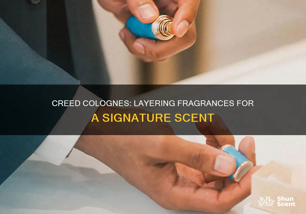 which creed colognes can be layered