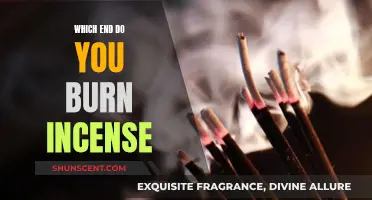 Burning Incense: Which End to Light Up?