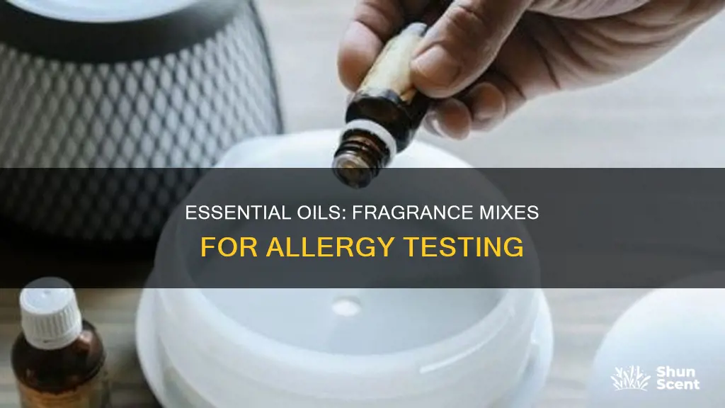 which essential oils are in fragrance mixes for allergy testing