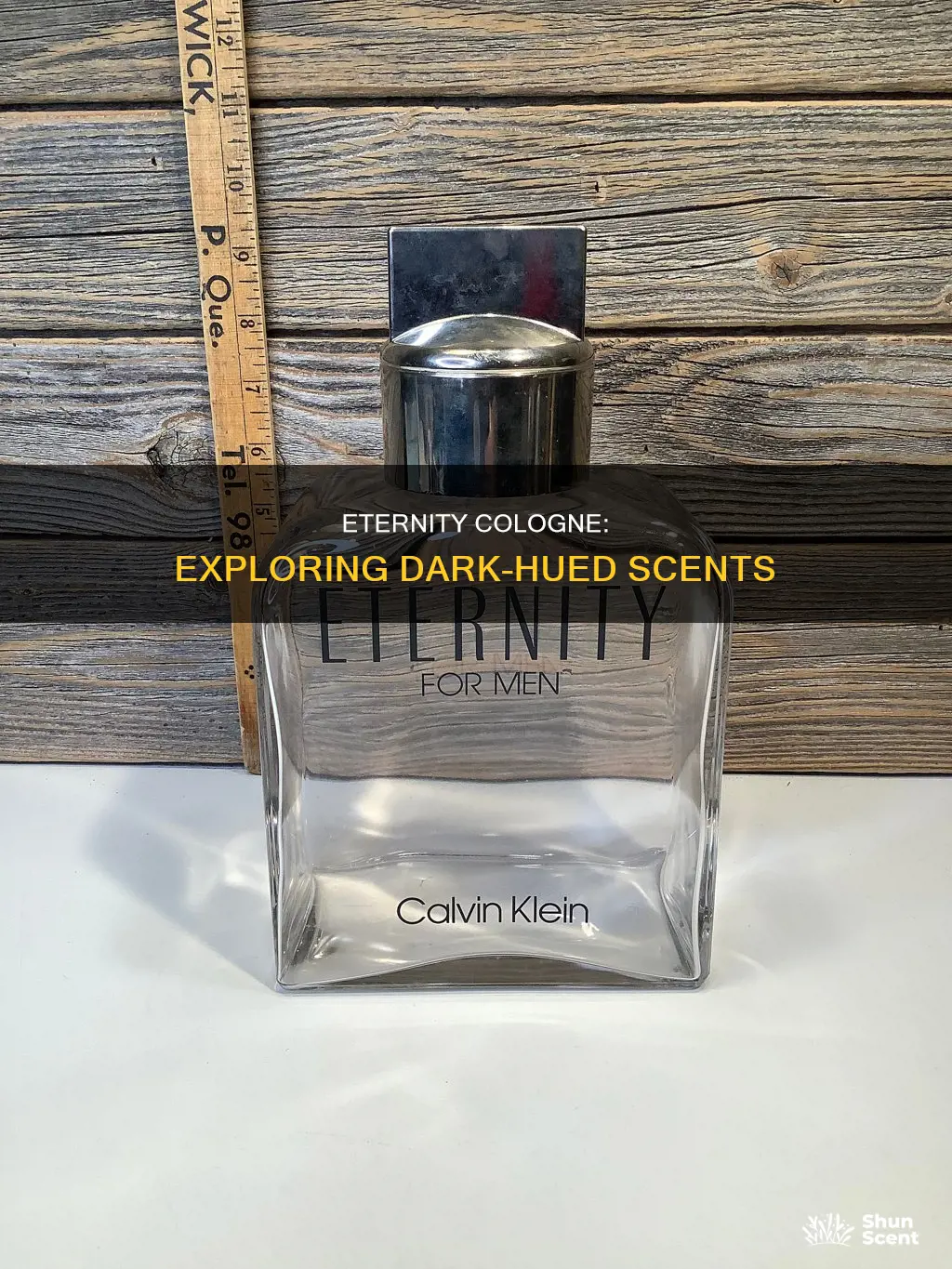 which eternity cologne is in a dark colored bottle