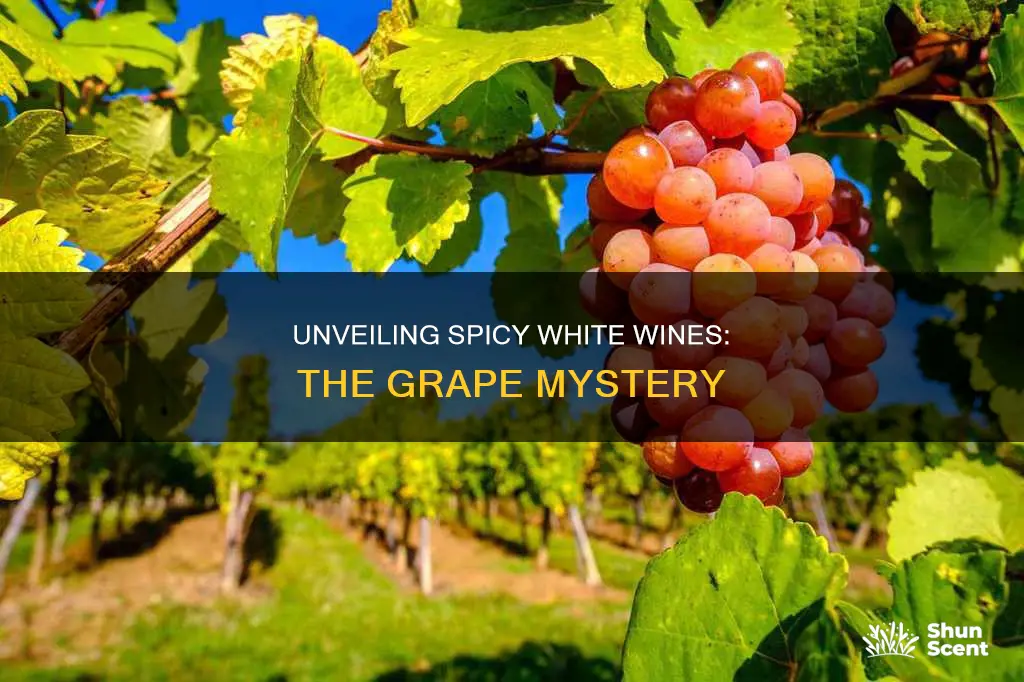 which grape produces white wines spicy aroma and flavor