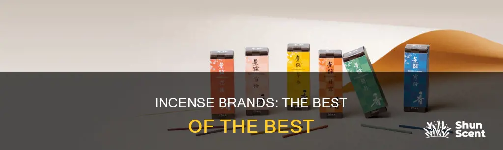 which incense companies are the best
