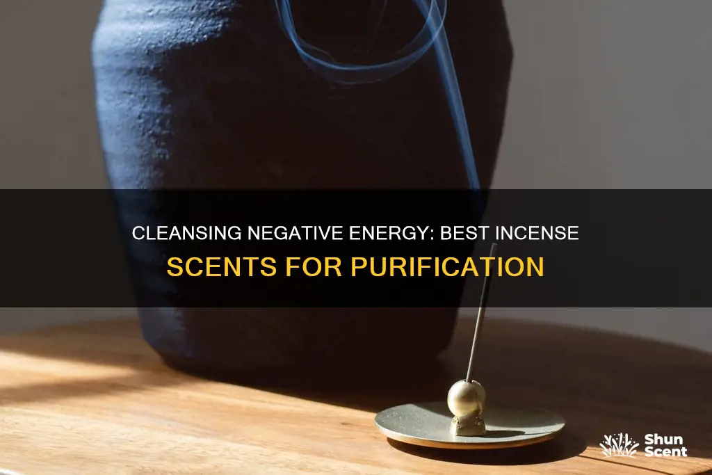 which incense is best for cleansing negative energy