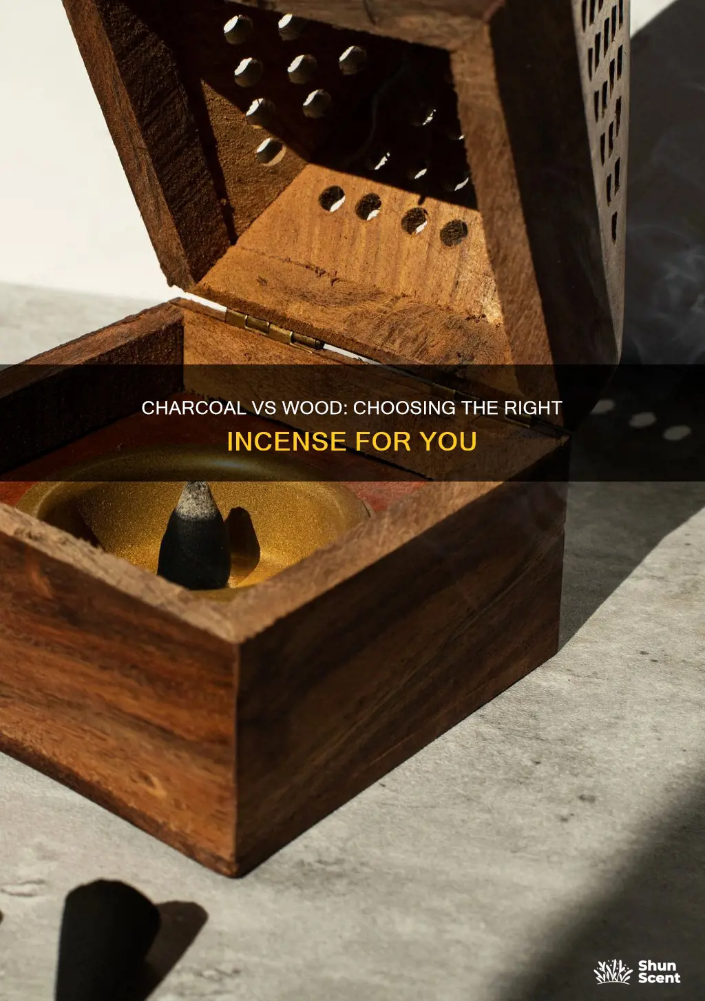 which is better charcoal or wood incense
