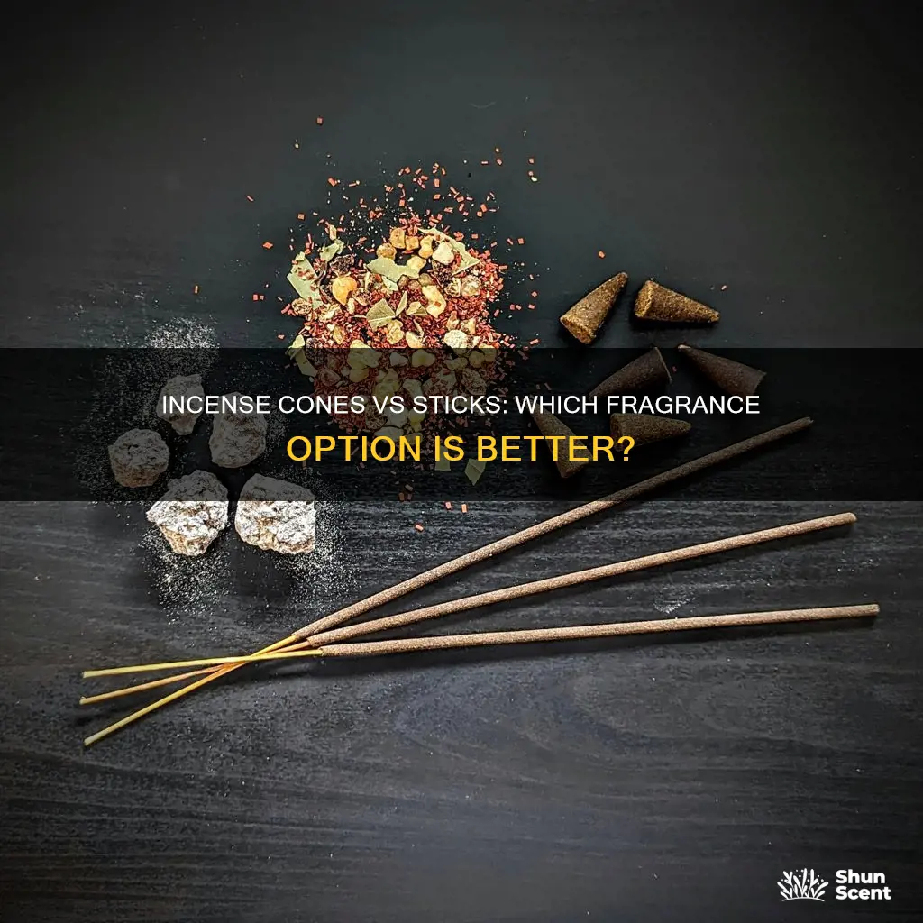 which is better incense cones or sticks