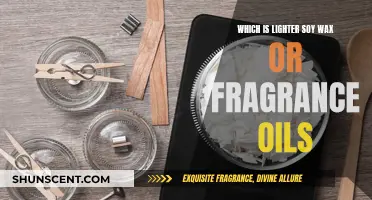 Wax vs Oils: Soy Wax Lighter Than Fragrance Oils?