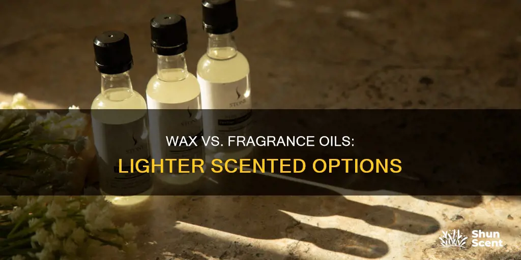 which is lighter wax or fragrance oils
