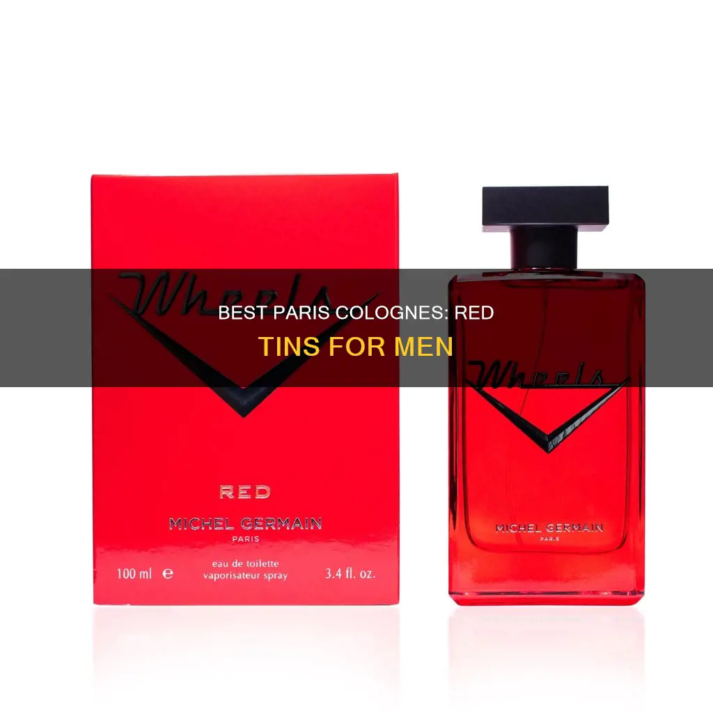 which mens cologne from pariscomes in a red tin