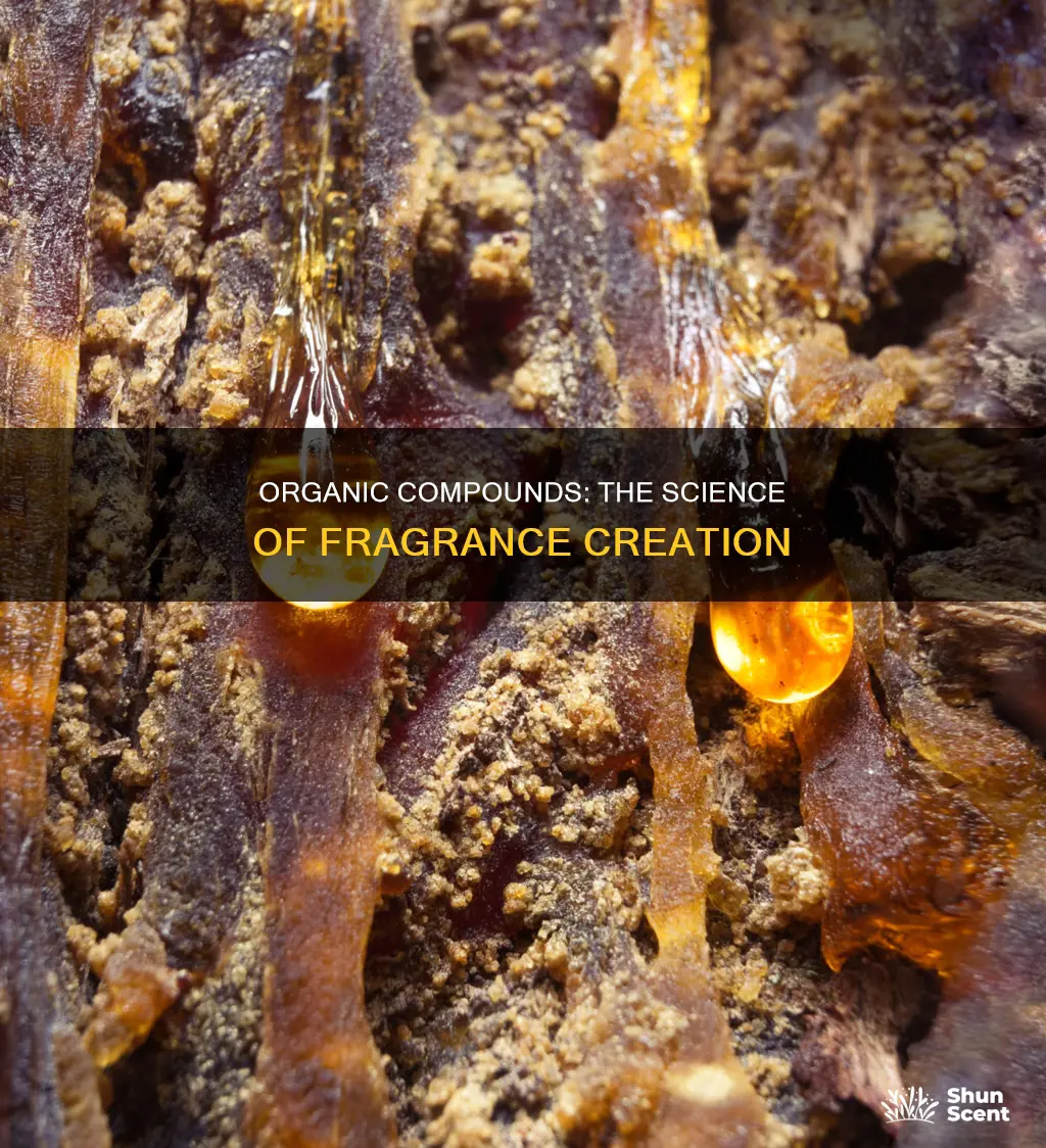 which organic compounds are often used to create fragrances