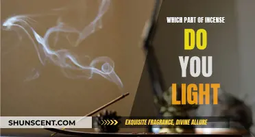 Lighting Incense: Which Part to Ignite?