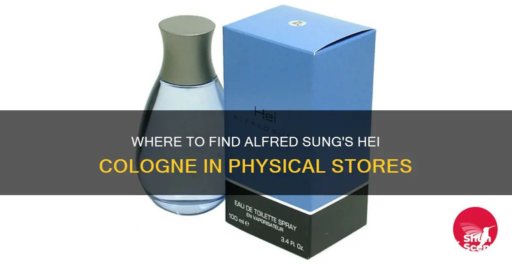 which physical store carries alfred sung hei cologne