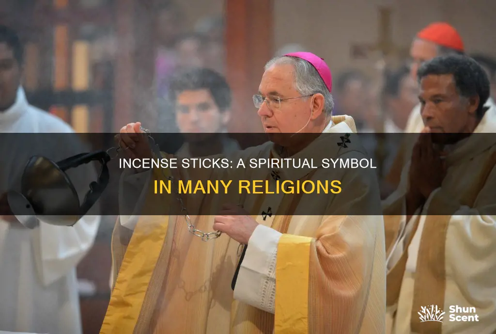 which religion uses incense sticks