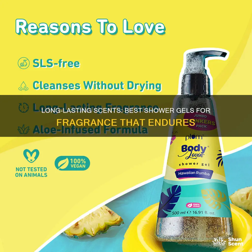 which shower gel has long lasting fragrance