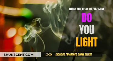 Lighting Incense Sticks: Which Side to Ignite?