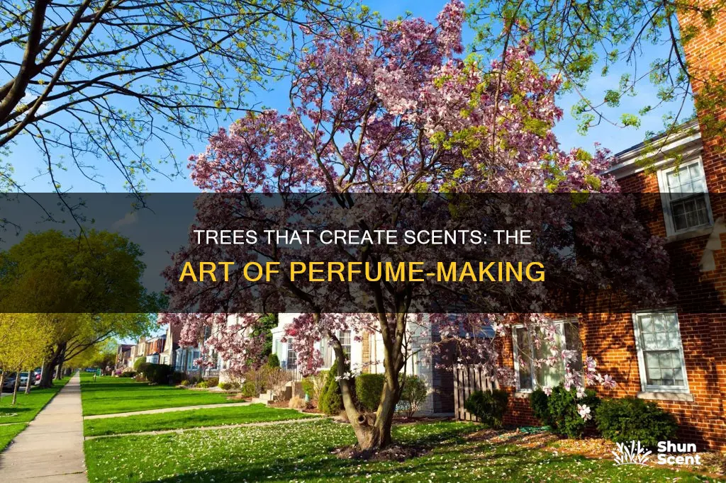 which tree is used to make perfume