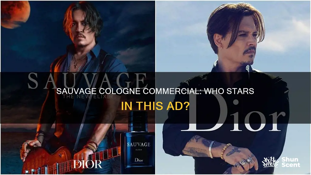 who does the sauvage cologne commercial