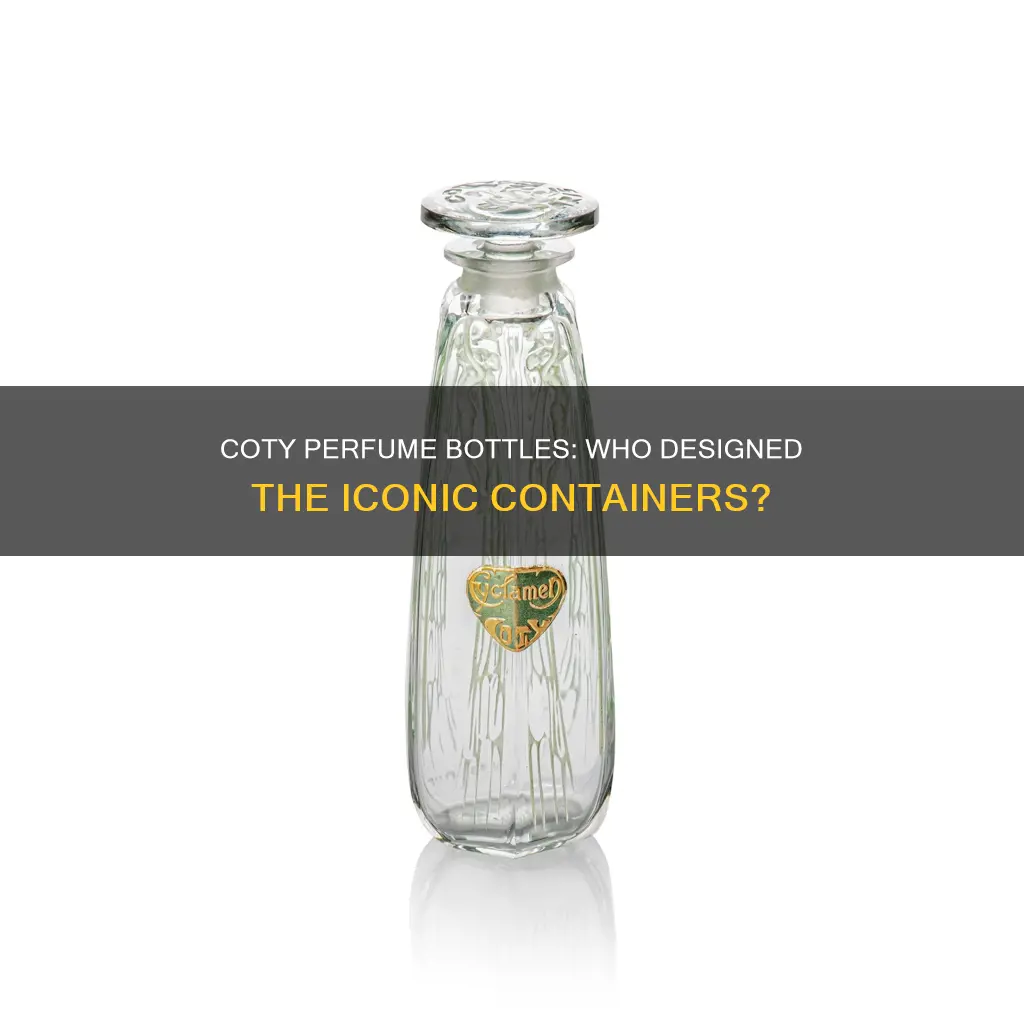 who made coty perfume bottles