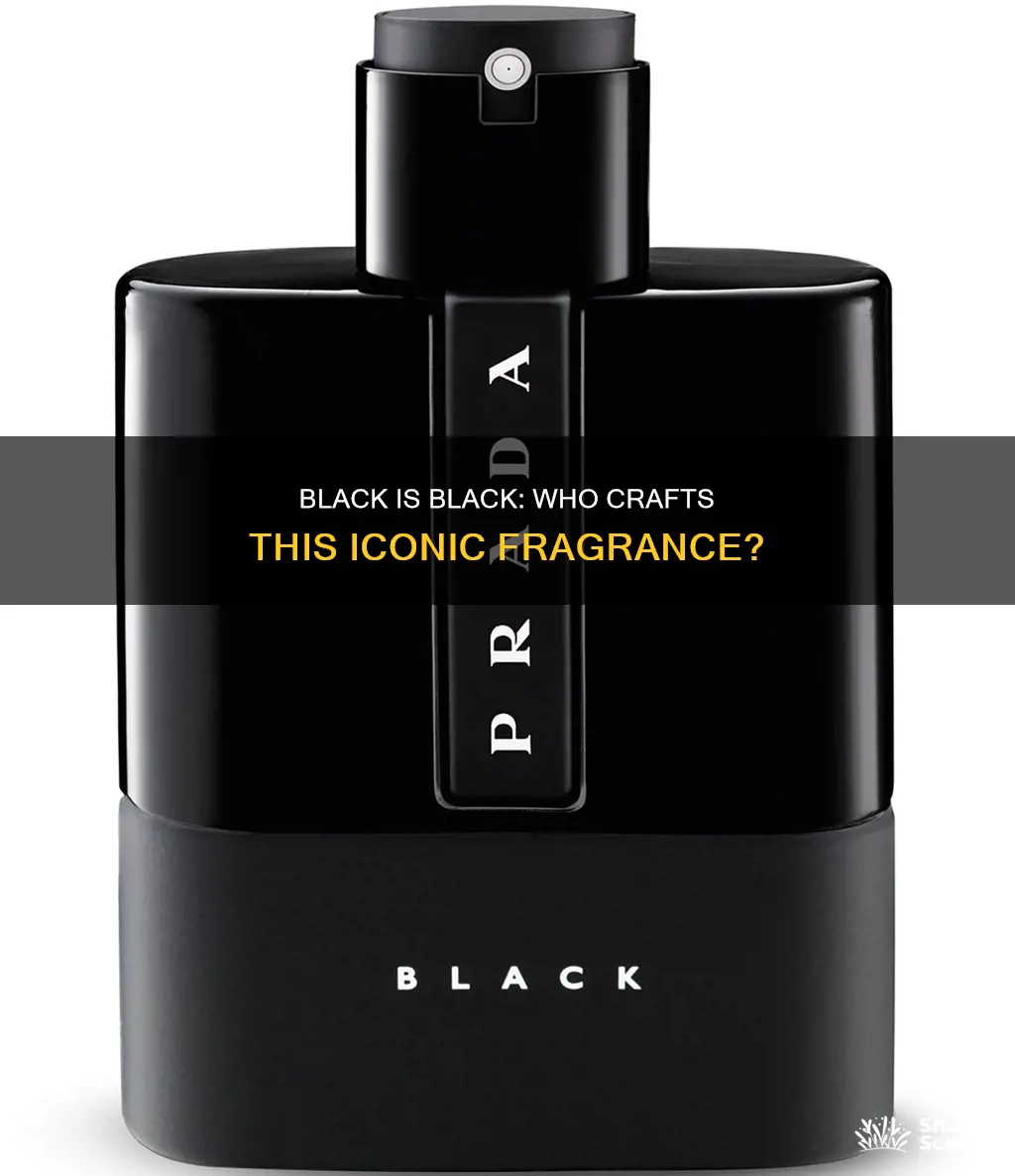 who makes black is black cologne