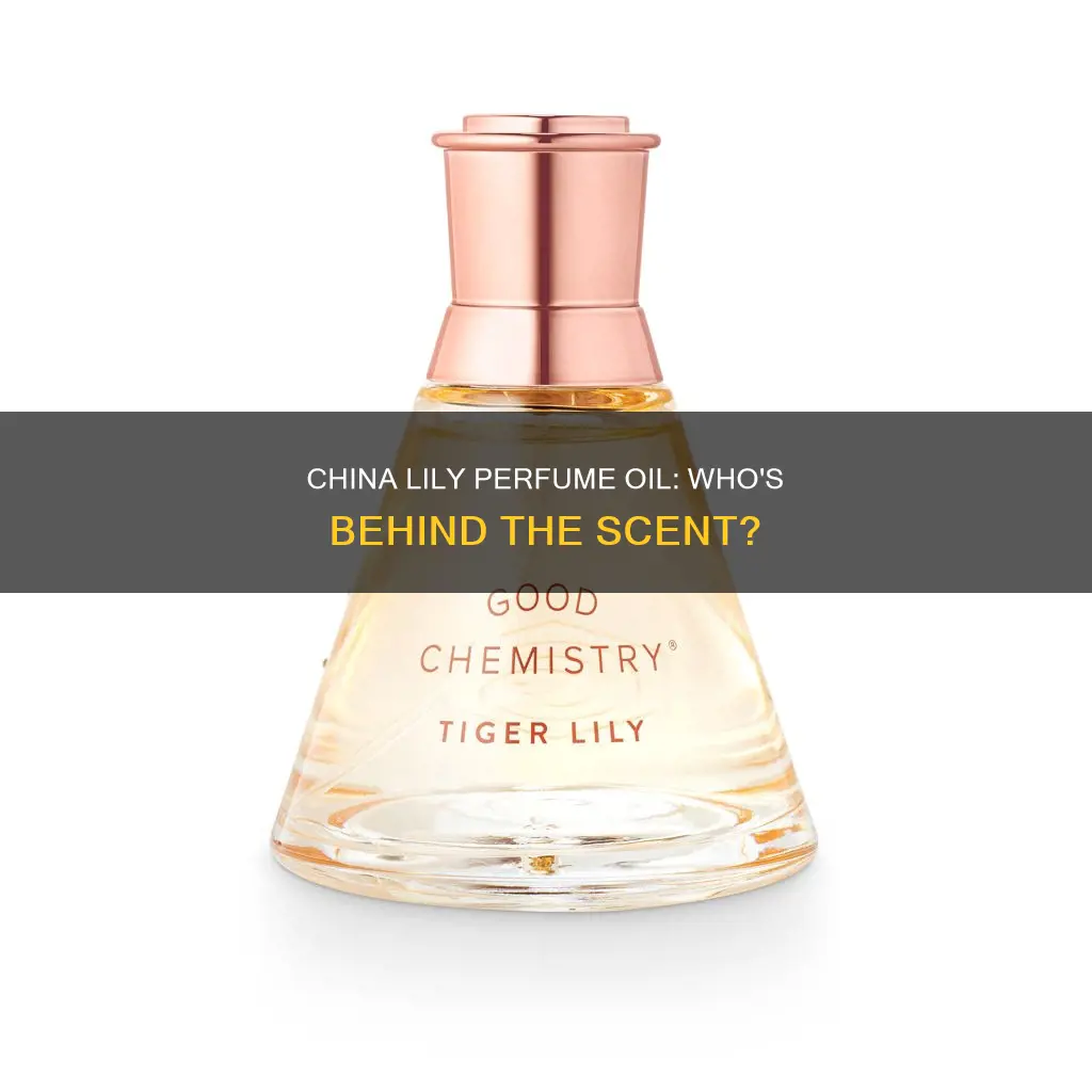 who makes china lily perfume oil