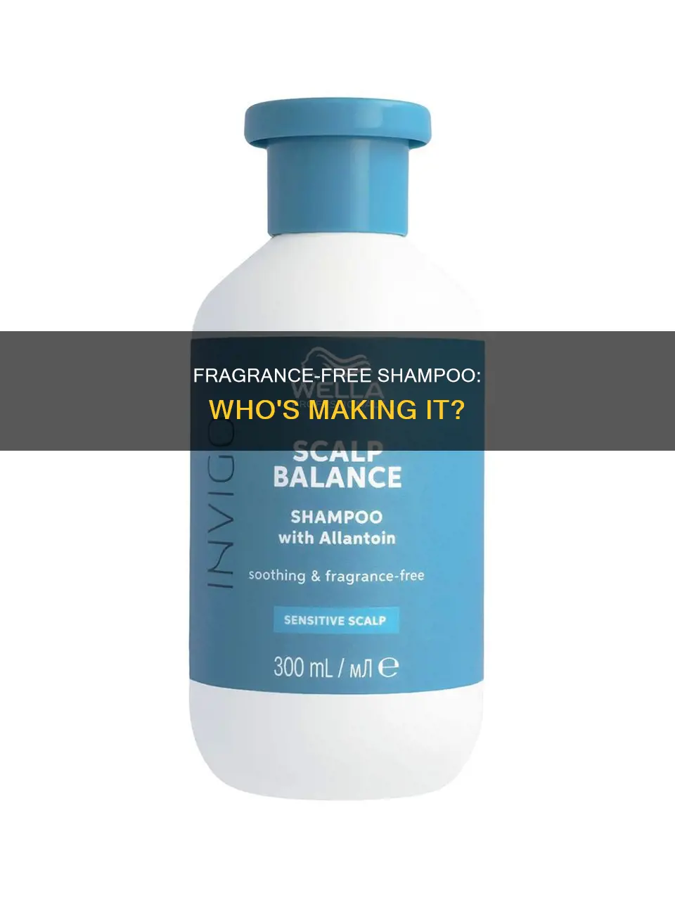 who makes fragrance free shampoo