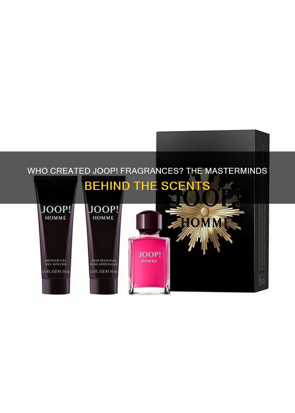 who makes joop fragrance